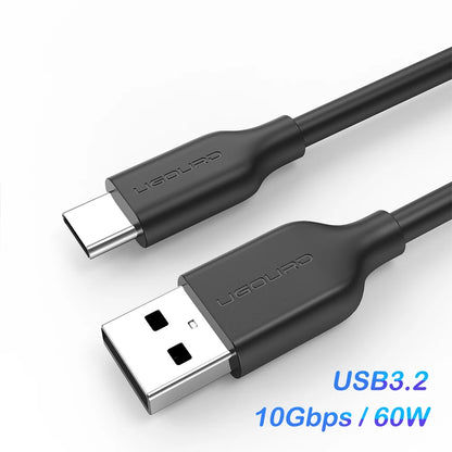USB3.2 10Gbps Cable USB 3.0/3.1/3.2 OTG Cable USB a to USB Type C Data Transfer SSD Hard Disk Cable 3A 60W QC 3.0