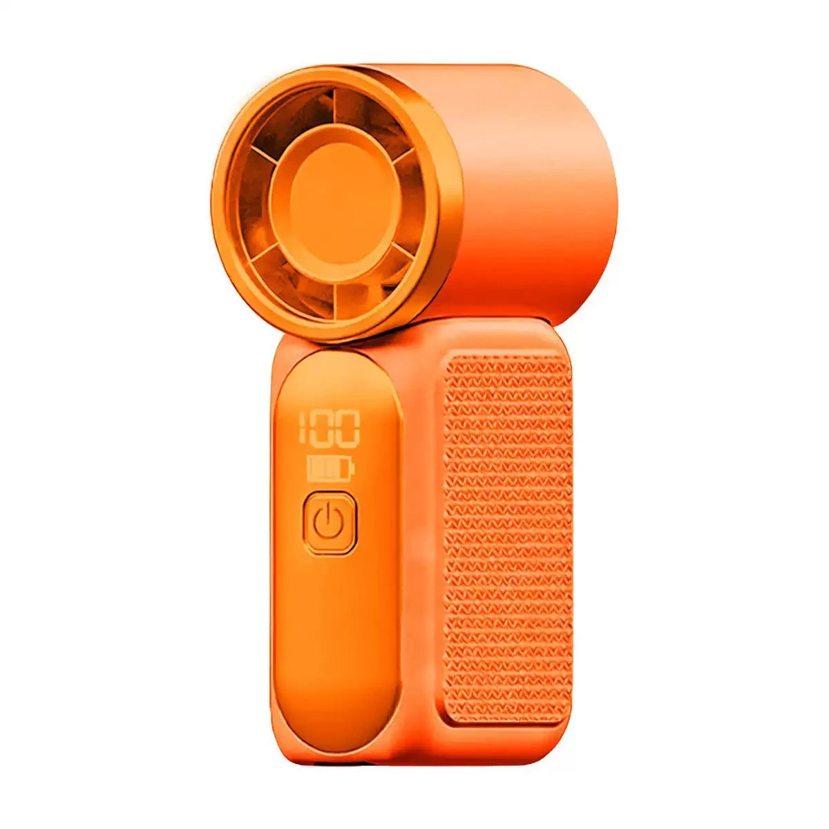 Handheld Mini Fan 5 Speed Adjust Type C Rechargeable Portable Fan Digital Display Desktop Fan Outdoor Use