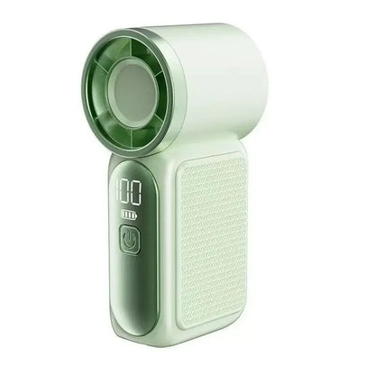 Handheld Mini Fan 5 Speed Adjust Type C Rechargeable Portable Fan Digital Display Desktop Fan Outdoor Use