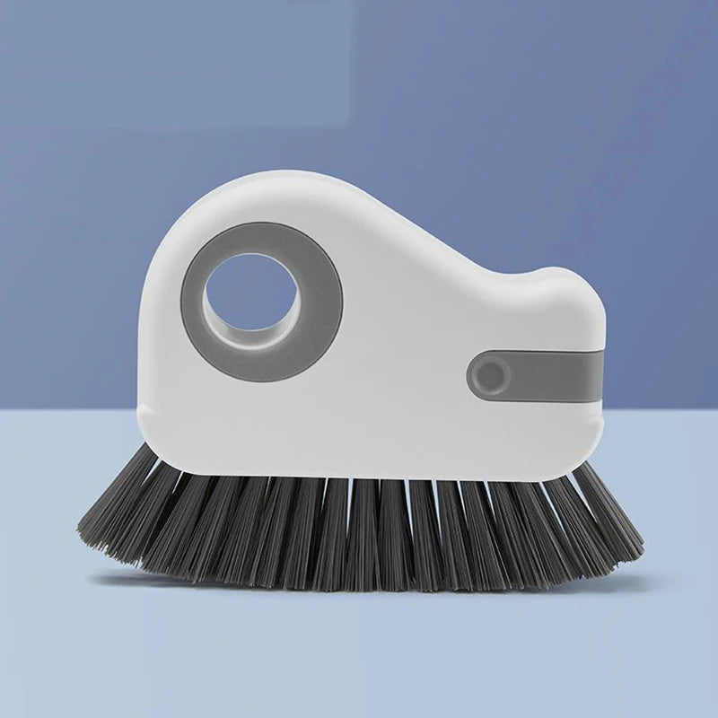 2 in 1 Groove Cleaning Brush Window Sliding Door Track Cleaner Tool Grout Cleaner Grip Brush Hard Bristle Crevice Cleaning Brush