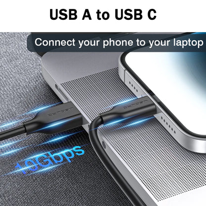 USB3.2 10Gbps Cable USB 3.0/3.1/3.2 OTG Cable USB a to USB Type C Data Transfer SSD Hard Disk Cable 3A 60W QC 3.0