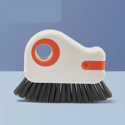 2 in 1 Groove Cleaning Brush Window Sliding Door Track Cleaner Tool Grout Cleaner Grip Brush Hard Bristle Crevice Cleaning Brush